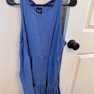 GAP Casual Blue Tank Dress